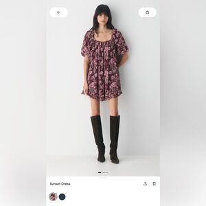Never Worn Aritzia Wilfred Sunset Floral Dress